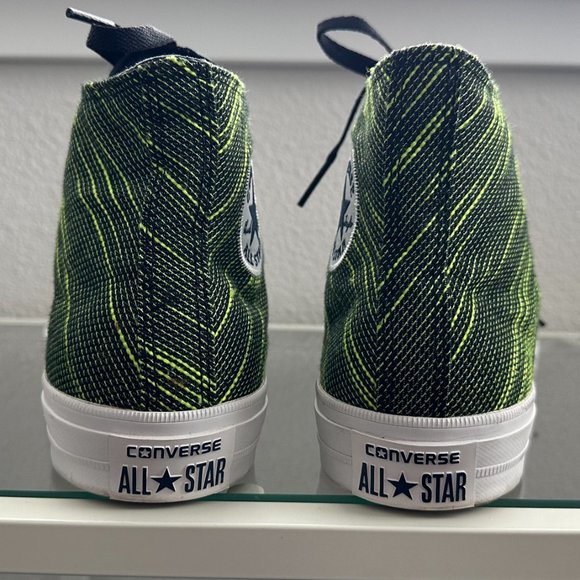 Chuck Taylor All Star 2 Hi 'Black Volt' Size 10M / 12W - Picture 3 of 6